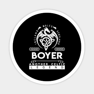 Boyer Name T Shirt - Another Celtic Legend Boyer Dragon Gift Item Magnet